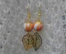 Серьги "Золотая осень"