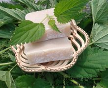 Натуральное мыло на отваре крапивы