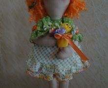 Кукла ручной работы "Веснушка"