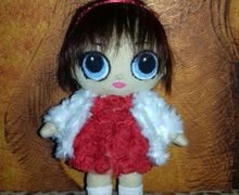 Мягкая игрушка из флиса КУКЛА  ЛОЛ