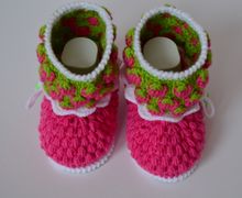 Пинетки-клубнички