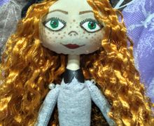 Девушка Злата из Франции(Куколка тыквоголовка)