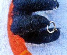 Валяная Панда из шерсти