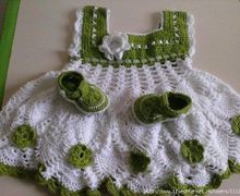 Ажурное платье для малышки 2-3 года