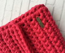 Вязанный клатч