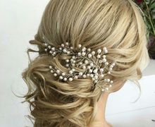 Ажурная веточка в прическу