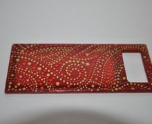 Зеркало точечная роспись