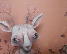 Оленёнок в розовом