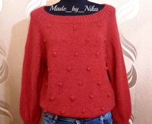 Свитер с шишечками