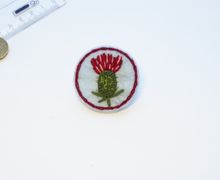 Брошь "Чертополох"