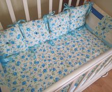 Бортики-подушки в детскую кроватку