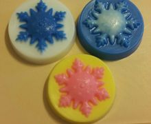 Мыло ручной работы Снежинка