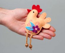 Петушок на подарок своими руками