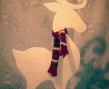 Олень новогодний