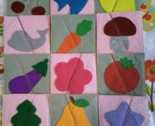 Пазлы из фетра