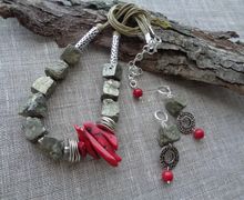 Бусы и серьги