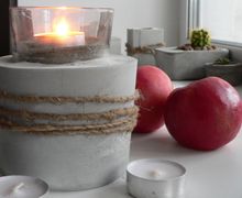 стекло в бетоне№1