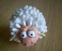 Поделки из ватных палочек