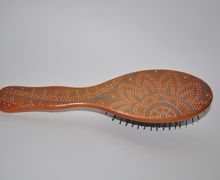 Расческа точечная роспись