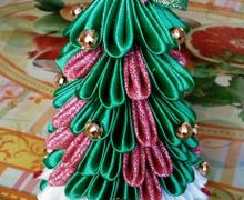 Ёлочка канзаши