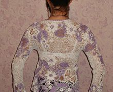 Кофточка крючком.