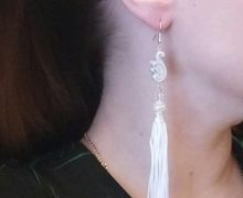 Серьги-кисточки