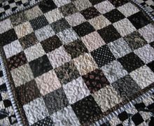 Лоскутное одеялко "Шах и мат)"