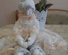 старушка вязальщица