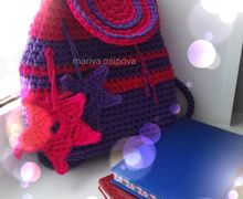 Рюкзак из трикотажной пряжи