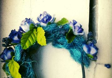 нам понадобиться сезаль искусственные цветы идея и все ободок горячий пистолет