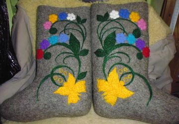 Валенки ручной работы