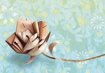 Как сделать розу из бересты