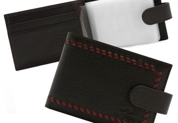 Кожаная визитница ручной работы Cangurione 3312-002 DP/Brown