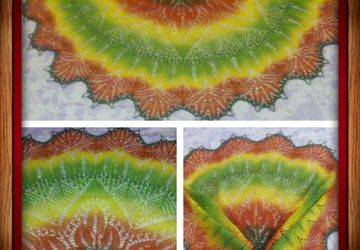 Шаль *Краски осени"