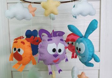 Мобиль "Смешарики"