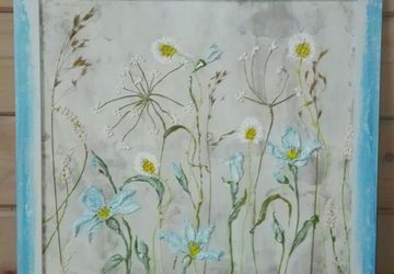 Панно «Цветочный пейзаж»