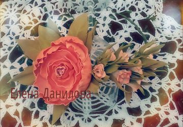 венок с цветами