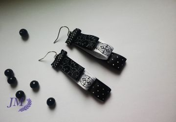 Мастер-класс по изготовлению необычных сережек из лент