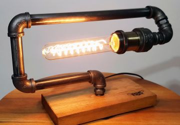 Лампа настольная "Горизонт" в стиле Лофт