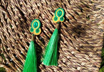 Серьги-кисти