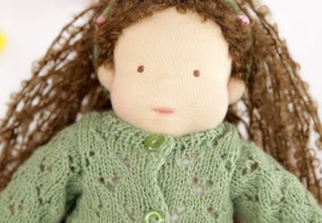 Вальдорфская кукла Розочка 35 см