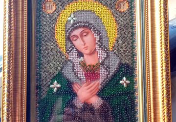 вышитые бисером иконы