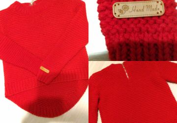 Джемпер с удлиненной спинкой