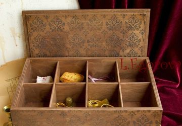 Шкатулка для рукоделия "Златошвейка"
