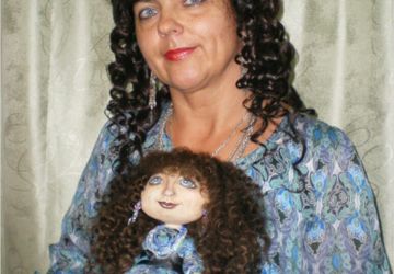 Портретная текстильная кукла