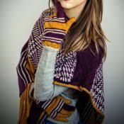 Комплек палантин и перчатки