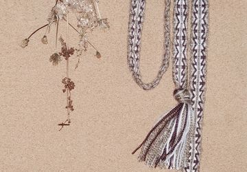 Тканный пояс "Гербарий"