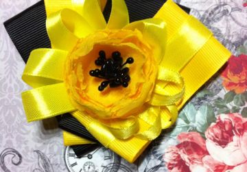 Брошь "Лимонный рай"