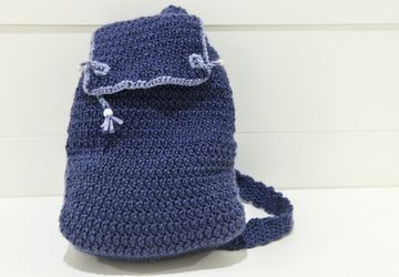 Рюкзачок синий.