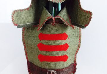 Одежда аксессуар на бутылку к 23 февраля. Будёновец.